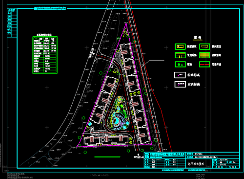 鸣矣河村幸福和谐小区总平面图