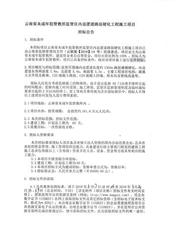 招标公告1