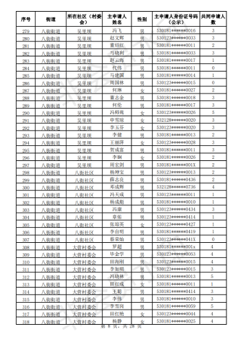 2020年公共租赁住房初审公示表_07