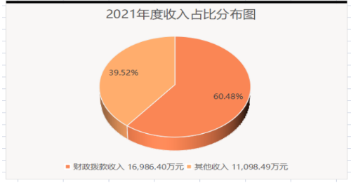 2021年度收占比分布图