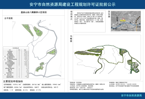 安宁市温泉街道温泉山谷八期康养小区项目规划方案批前公示_011 - 副本