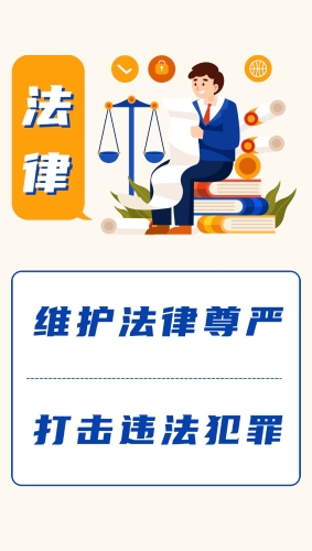 维护法律尊严 打击违法犯罪