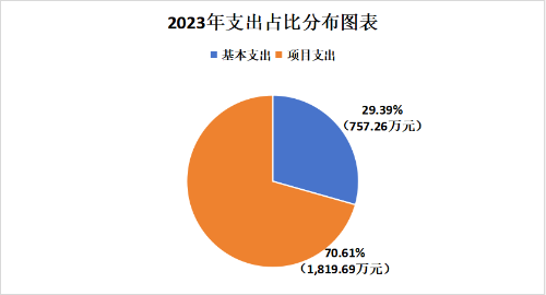 2.支出占比分布图表