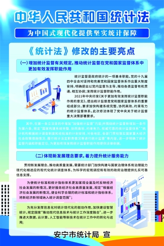 中华人民共和国统计法海报01~1