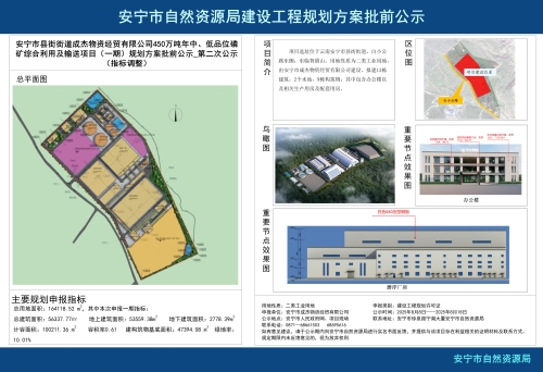 450万吨年中、低品位磷矿综合利用及输送项目（一期）公示图08-07_01