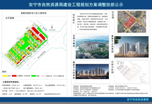 安宁市太平新城街道深碧花园住宅小区工程项目规划方案批前公示_01