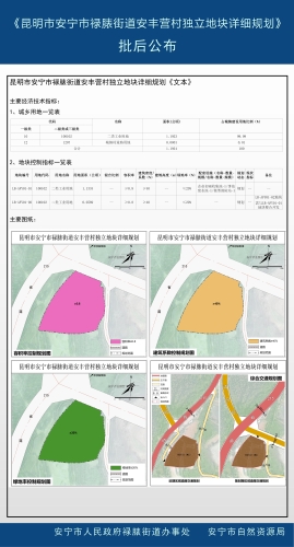 《昆明市安宁市禄脿街道安丰营村独立地块详细规划》批后公布_03